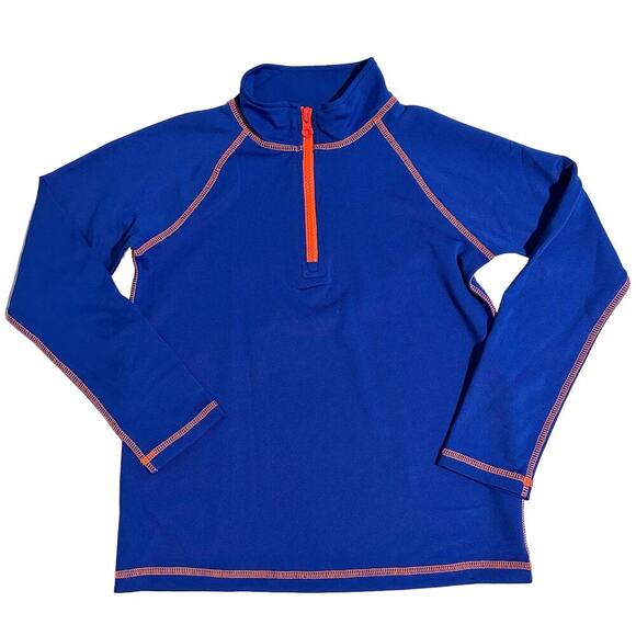 NWT Crewcuts 1/4 Zip Pullover Top Royal Size 6-7 - Picture 1 of 7